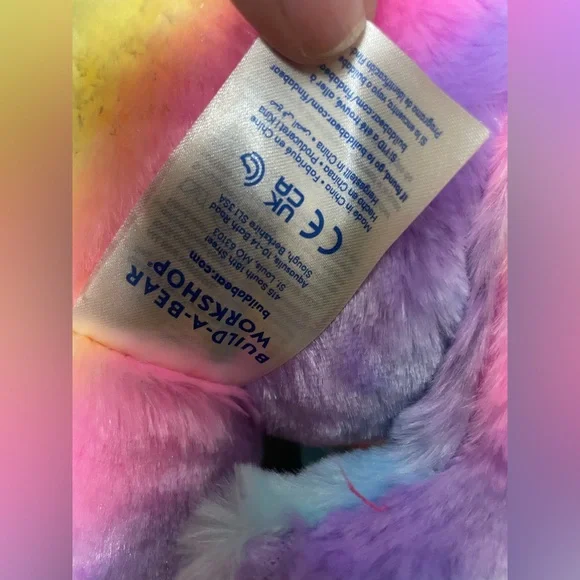 Build-A-Bear Great Wolf Lodge Rainbow Bear Plush - Picture 5 of 5